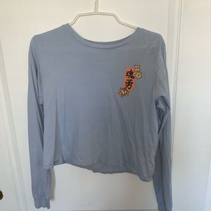 Tillys Light blue soft long sleeve
